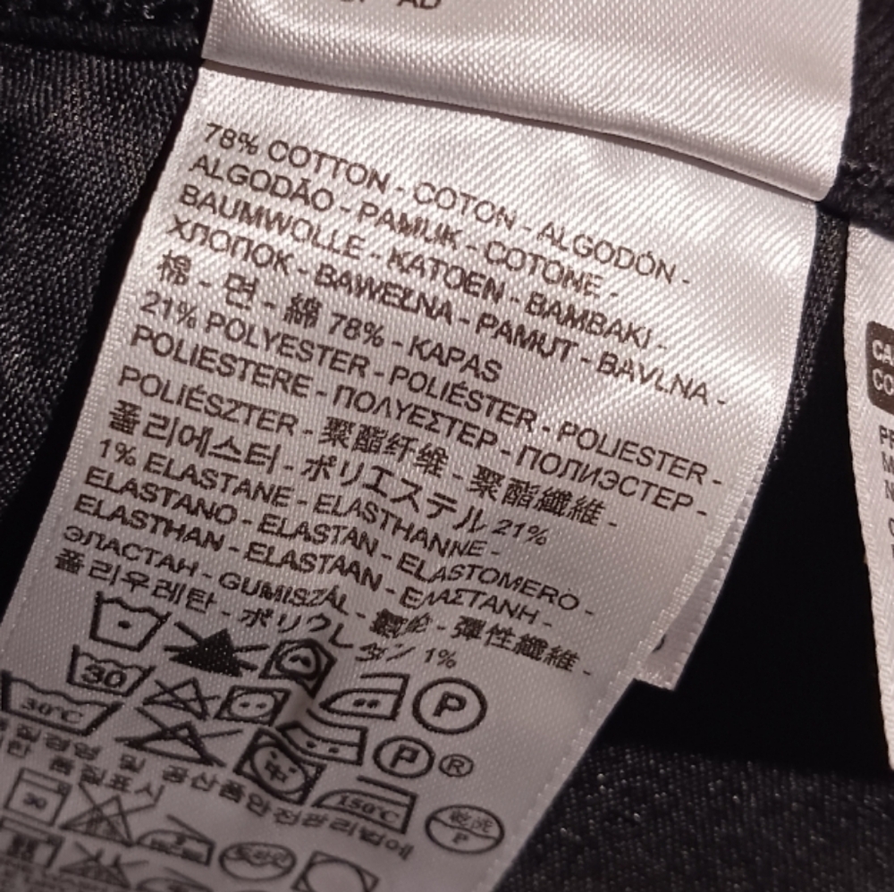 Levi's 505 Straight Leg Soft Black Jeans - Picture 10 of 11